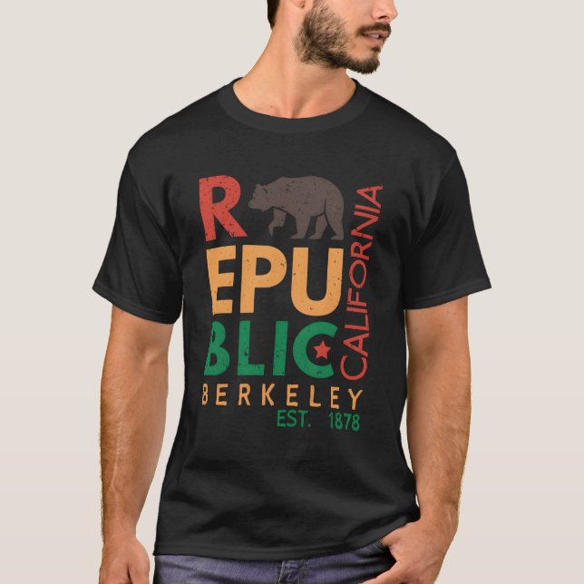 Berkeley Product Republic of California T Shirt (Framsida)
