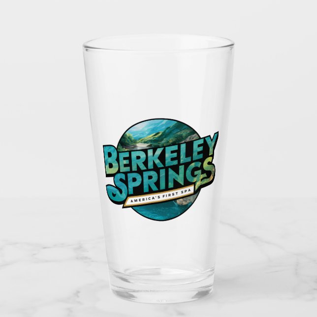Berkeley Springs Illustration Reslogotyp Glaskopp (Framsida)
