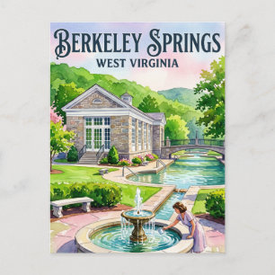 Berkeley Springs State Park USA Vykort