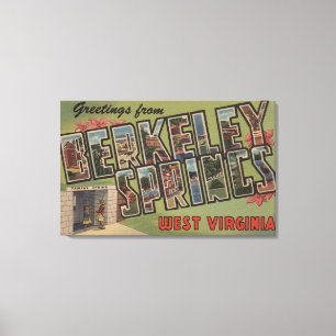 Berkeley Springs West Virginia Canvastryck