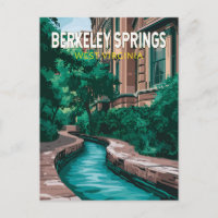 Berkeley Springs West Virginia Illustration Resa