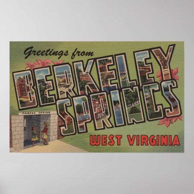 Berkeley Vår, Väster Virginia Poster (Framsidan)