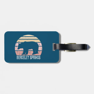Berkeley Vår Väster Virginia Retro Bear Bagagebricka