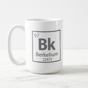 Berkelium - Berkeley Science Periodic Bord Kaffemugg