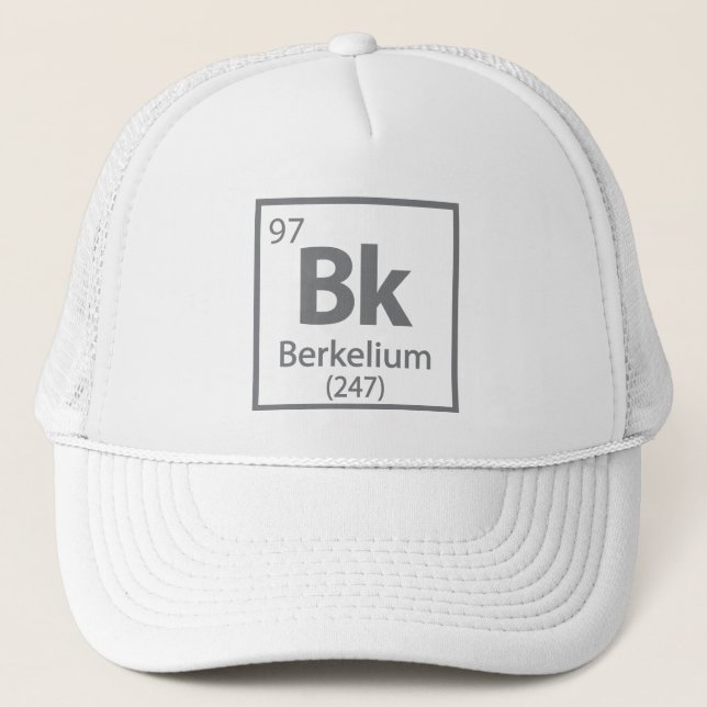 Berkelium - Berkeley Science Periodic Bord Keps (Framsida)