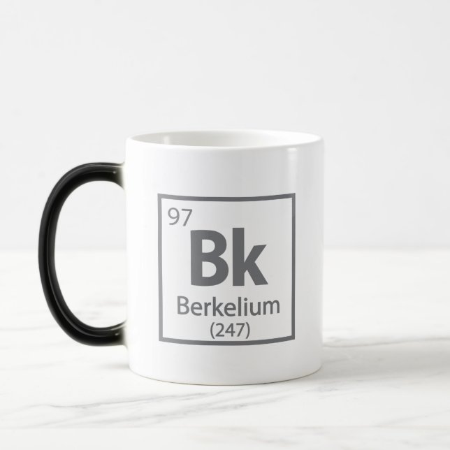 Berkelium - Berkeley Science Periodic Bord Magisk Mugg (Vänster)