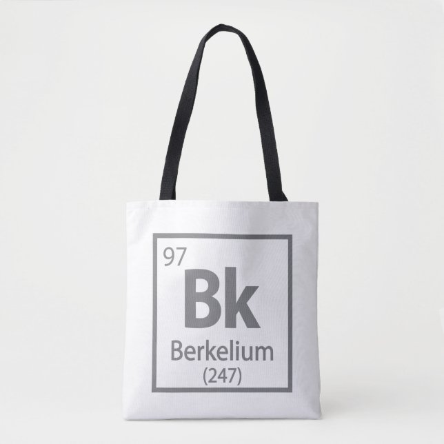 Berkelium - Berkeley Science Periodic Table Tygkasse (Framsida)