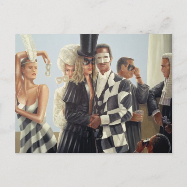 Berkley Hotel Mural - 1 Vykort (Framsida)