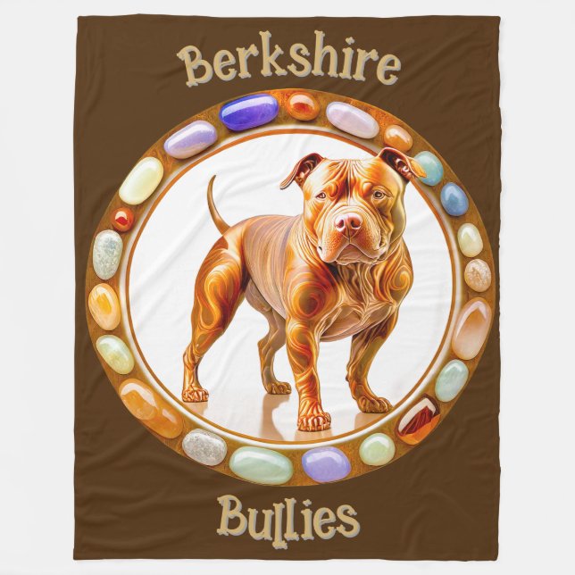 Berkshire Bullies Pit Bull 11 Fleecefilt (Framsidan)
