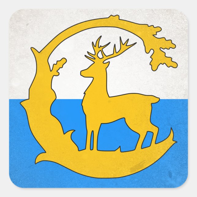 Berkshire Fyrkantigt Klistermärke (Framsida)