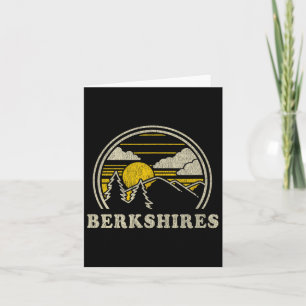 Berkshires Machusetts Morsa T Shirt Vintage Hiking Kort