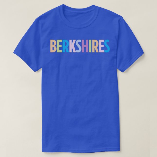 Berkshires Massachusetts Colorful Vacation T Shirt (Design framsida)