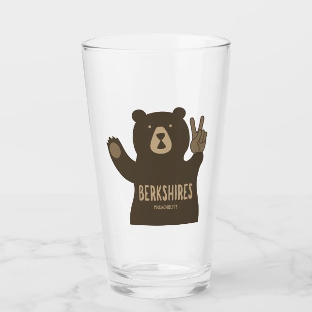Berkshires Massachusetts Peace Bear Glaskopp (Framsida)
