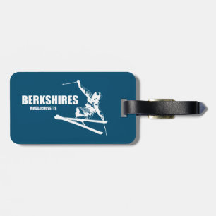 Berkshires Massachusetts Skier Bagagebricka