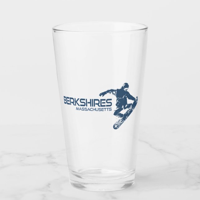 Berkshires Massachusetts Snowboardare Glaskopp (Framsida)