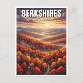 Berkshires Massachusetts Travel Vykort