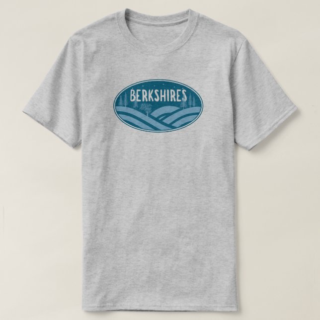Berkshires Massachusetts utomhus T Shirt (Design framsida)