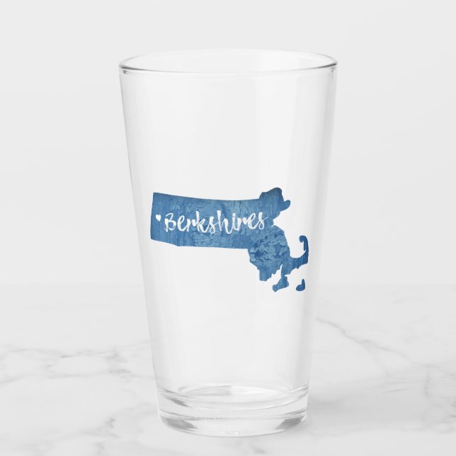 Berkshires Massachusetts Wood Grain Glaskopp (Framsida)