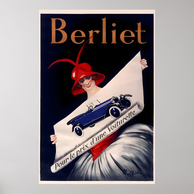 Berliet - Auto Affischtryck Poster (Framsidan)