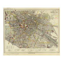Berlin 1883 Historisk Karta – Letts Popular Atlas