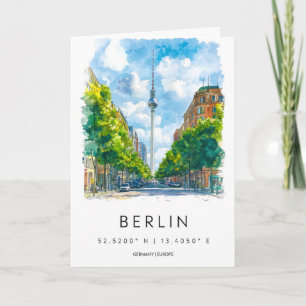 Berlin Akvarell 1 Kort