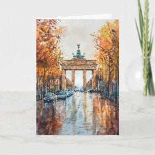 Berlin Akvarell 3 Kort