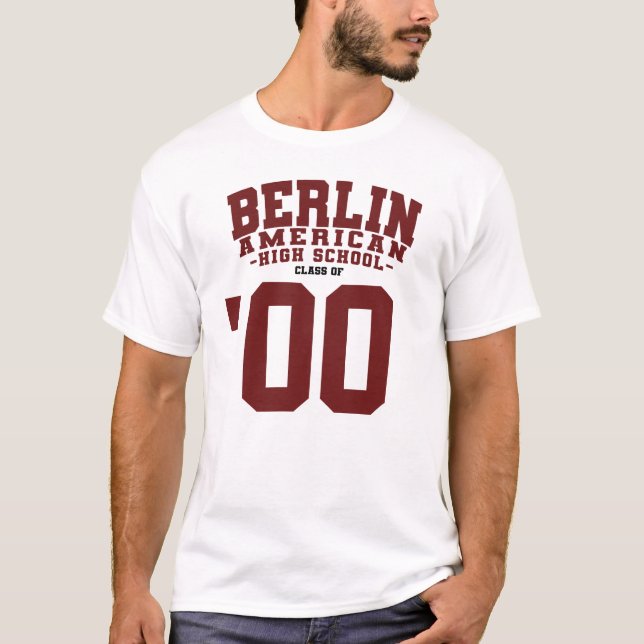Berlin American High School - Klassår T Shirt (Framsida)