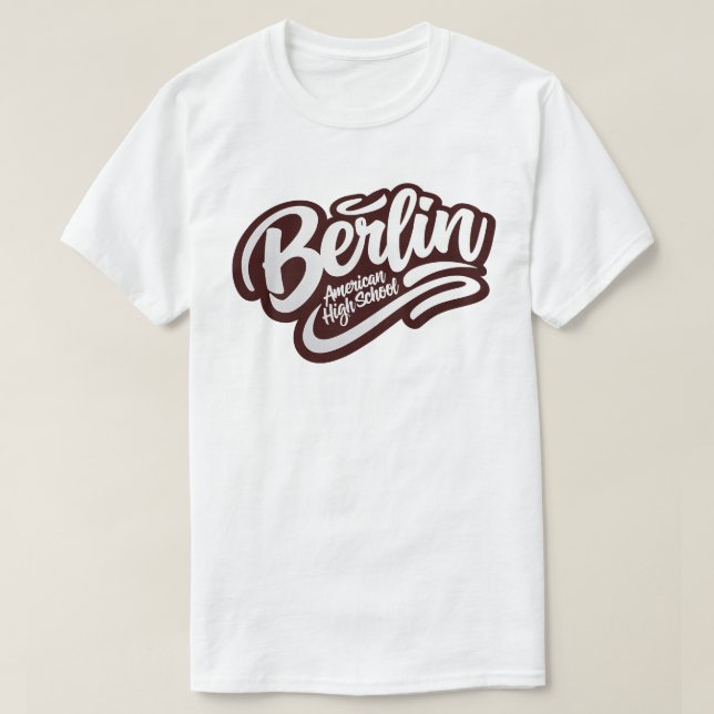 Berlin American High School T Shirt (Design framsida)