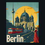 Berlin Art Deco Poster<br><div class="desc">"Transport dig till den gyllene eran med Berlins Art Deco-glamor med vår Vintage Wall Art. Detta exquisite biet fångar kärnan i de kommande 20 århundradena, visar upp ikoniska landmärken som är adorerade med komplicerade Art Deco-detaljer. Blandningen av fet linjer och geometriskt mönster betalar att man hyllar stadens rik och kulturlivskraft....</div>