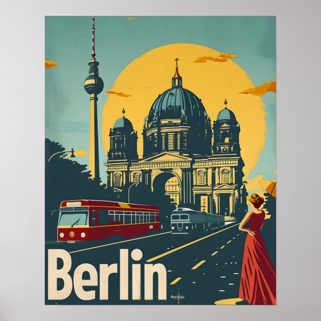 Berlin Art Deco Poster (Framsidan)