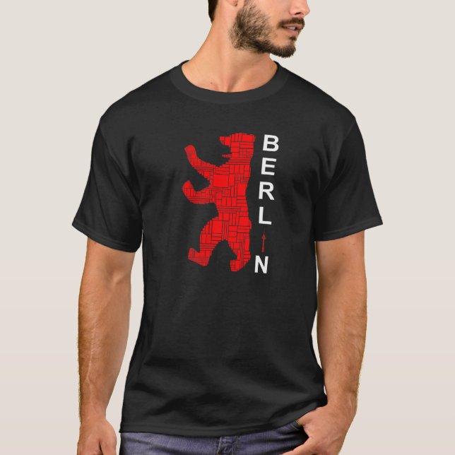 Berlin Bas I Kärlek Berlin Berlin 2 T Shirt (Framsida)