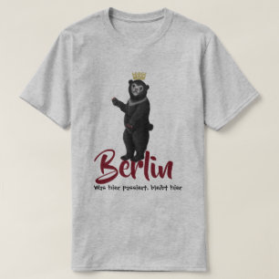 Berlin Bear-Var hönspassare passiv, blekhönshus T Shirt
