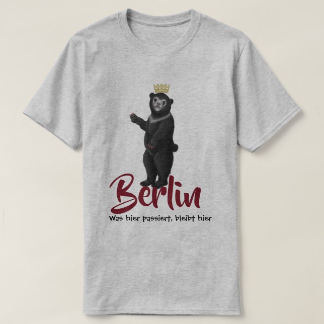 Berlin Bear-Var hönspassare passiv, blekhönshus T Shirt (Design framsida)