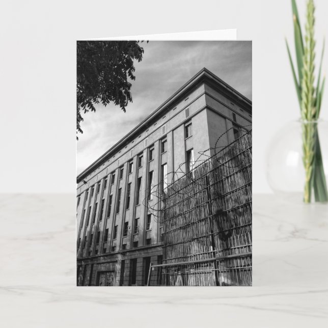 Berlin Berghain Kort (Framsida)
