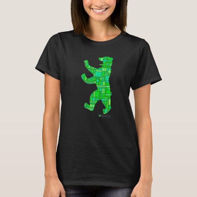 Berlin   Berlin Björn   Jag älskar Berlin T Shirt (Framsida)