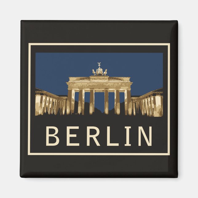 Berlin Brandenburg Grind Magnet (Framsidan)