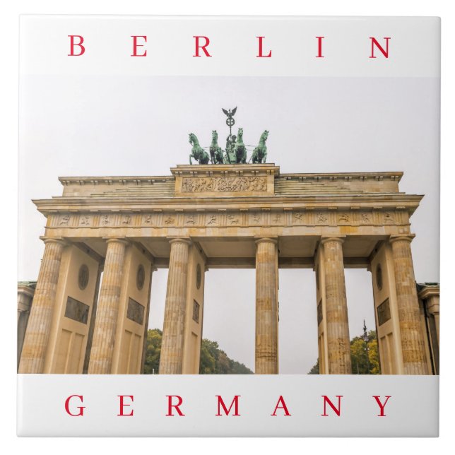 Berlin Brandenburg Grind-vykeramiskt plattor Kakelplatta (Framsidan)