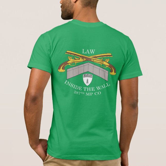 Berlin Brigade MP Veterans T Shirt (Baksida)