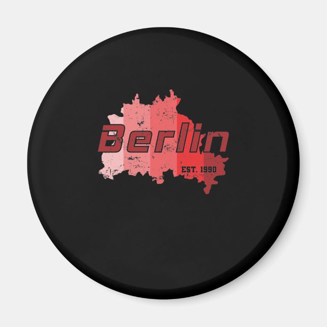 Berlin Bundesland Deutschland Heimat Magnet (Framsidan)