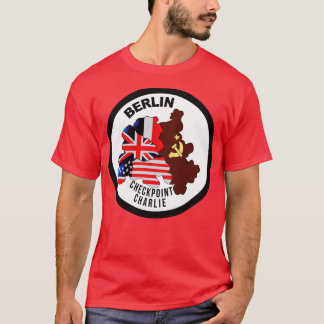 Berlin Checkpoint Charlie Round Bright X T Shirt