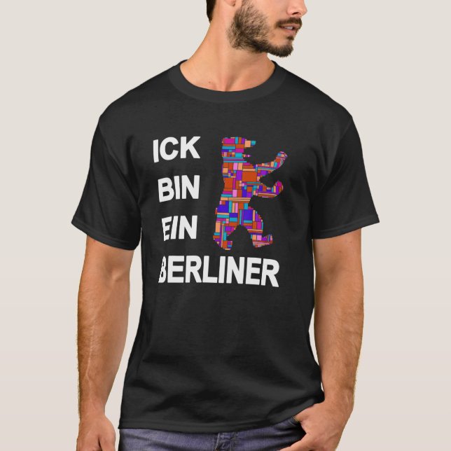 Berlin Children's Berlin Bear - Ick Bin Ein Berlin T Shirt (Framsida)