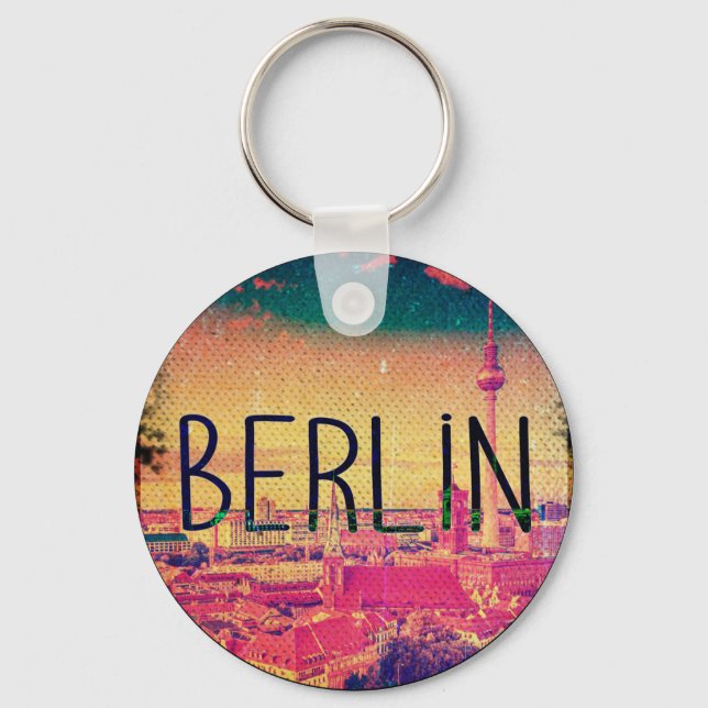 Berlin, cirkel nyckelring (Framsida)