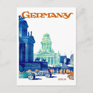 Berlin city centrum, Tyskland Vykort