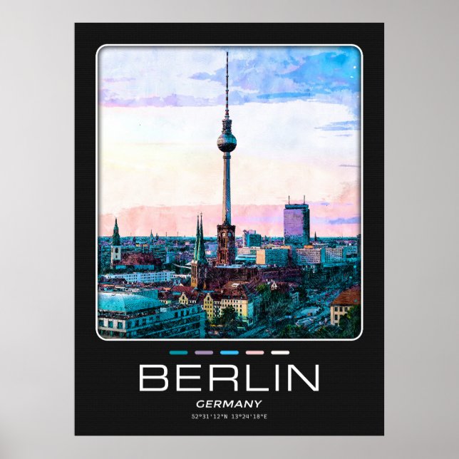 Berlin City Poster (Framsidan)