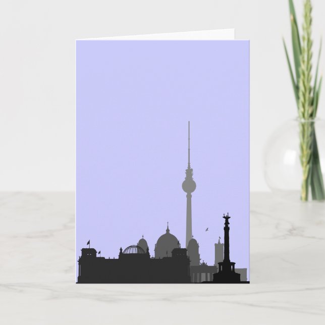 Berlin Cityscape Kort (Framsida)