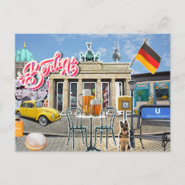 Berlin Collage Vykort