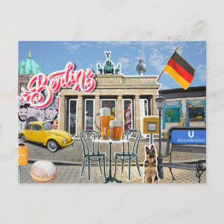 Berlin Collage Vykort