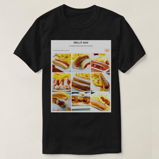 Berlin currywurst t shirt (Design framsida)