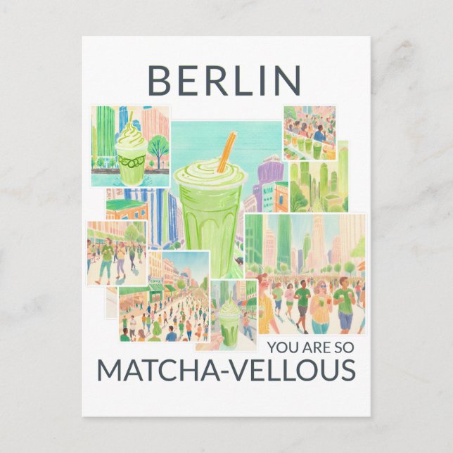 Berlin (deine Stadt), You Are So Matcha-vellous, Vykort (Framsida)