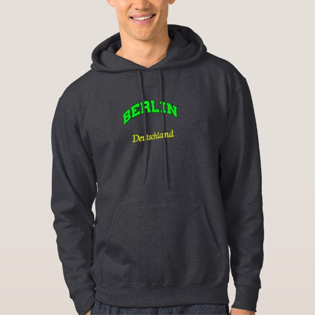 Berlin Deutschland Hoodie (Framsida)